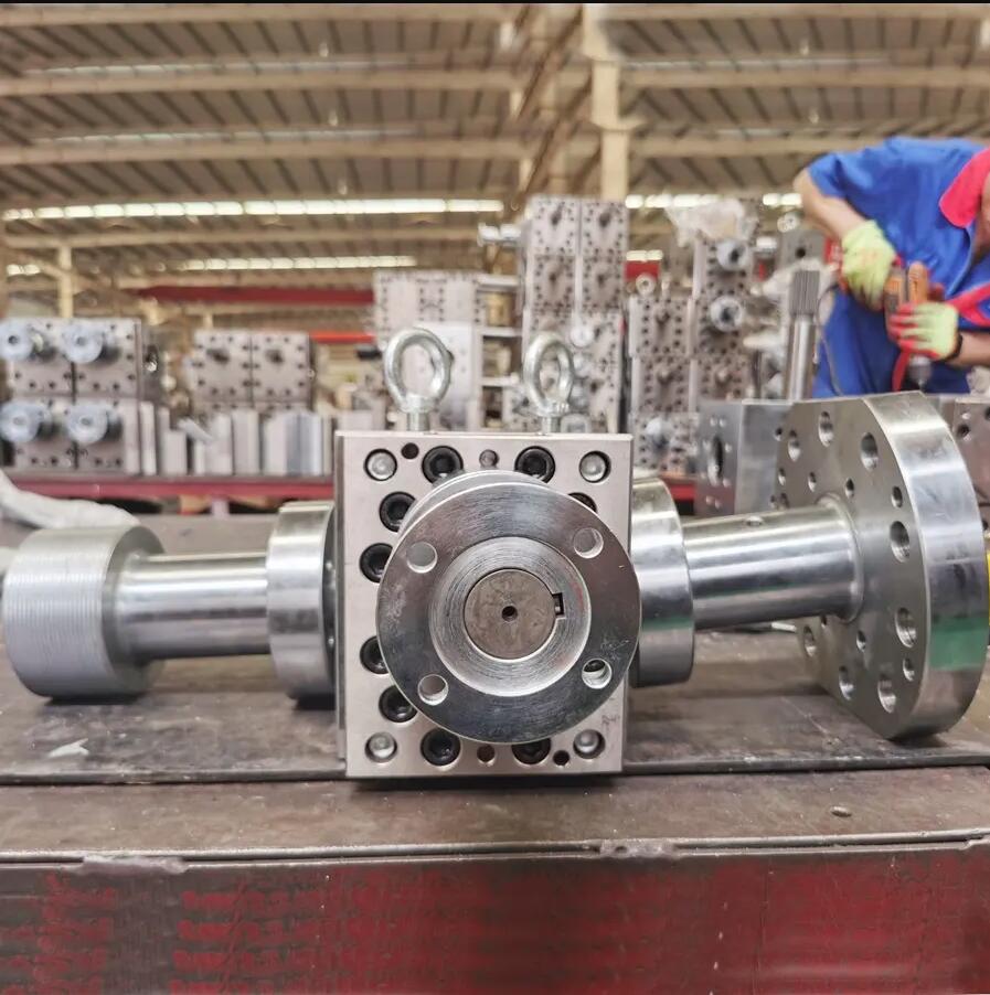 single screw melt gear pump