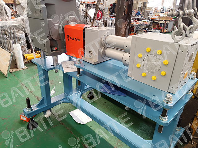 dual axis drive rubber gear pump