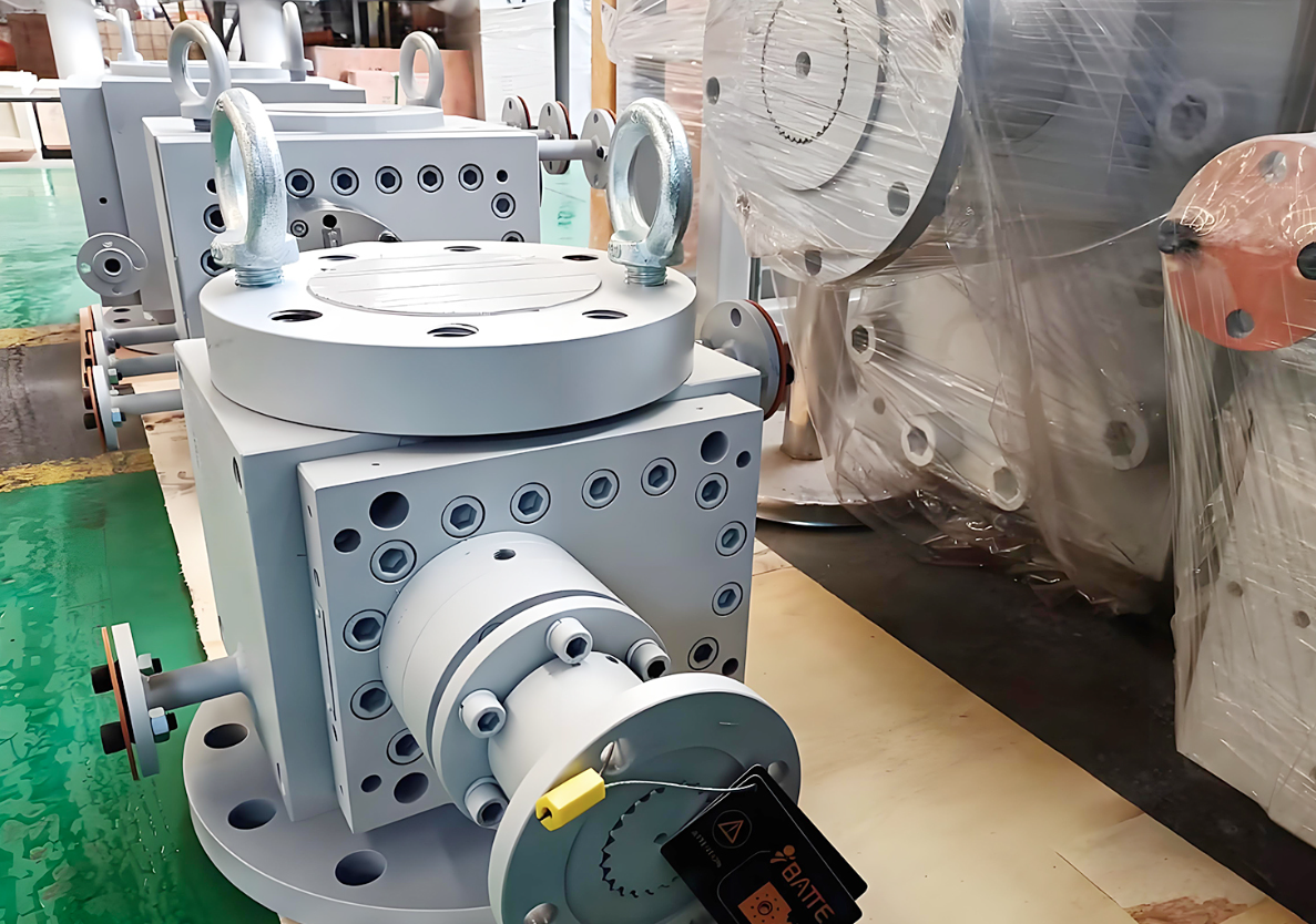 polymer melt pump