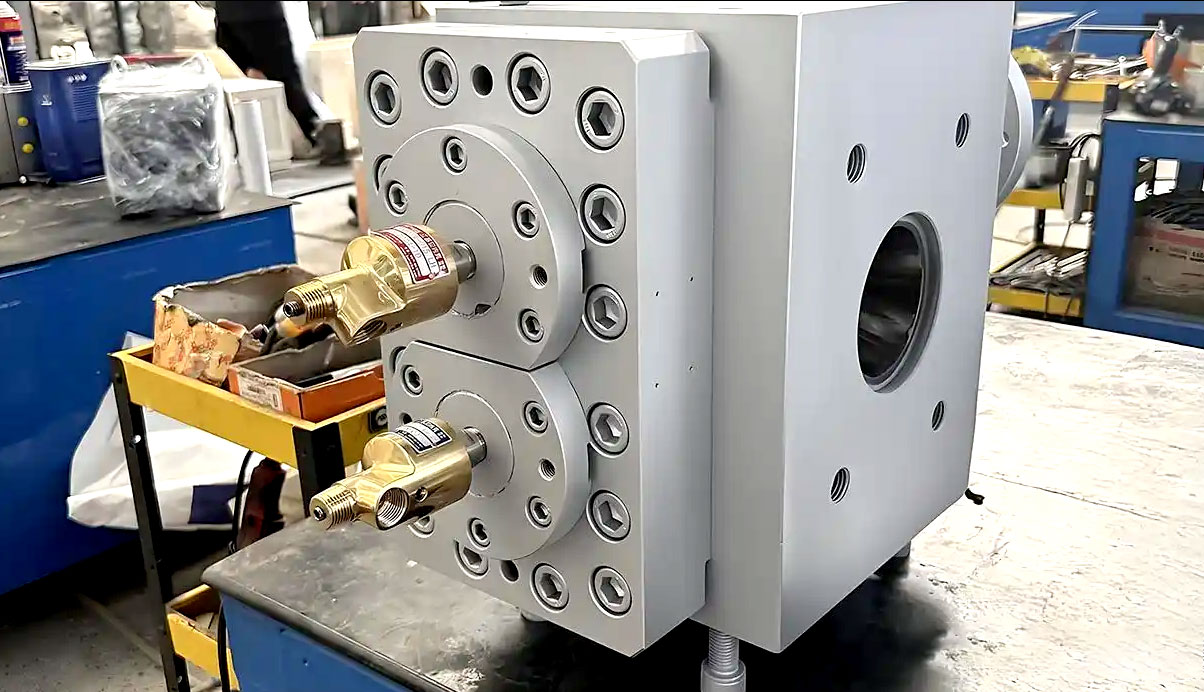 rubber extruder melt pump