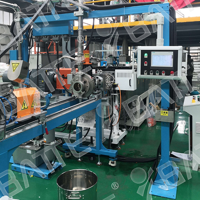 PE plastic pelletizing extruder pump