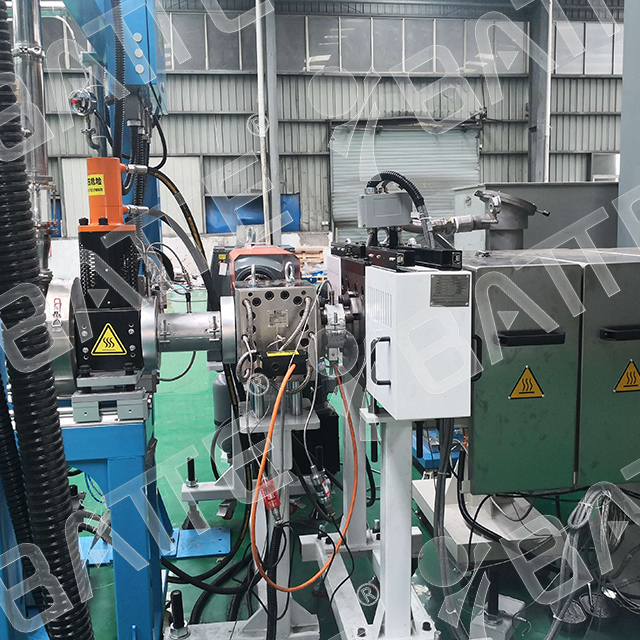 melt pump in extruder